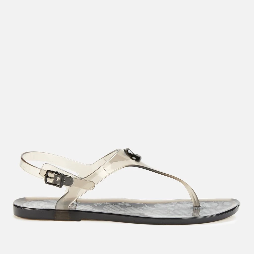 商品Coach|Coach Women's Natalee Rubber Jelly Sandals - Black,价格¥335,第1张图片