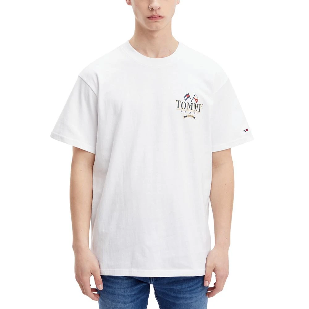 商品Tommy Hilfiger|Men's Relaxed Modern Back Logo T-Shirt,价格¥292,第1张图片