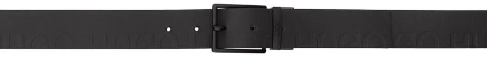 商品Hugo Boss|Reversible Black Embossed Logo Belt,价格¥584,第1张图片