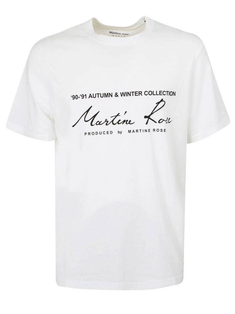 商品Martine Rose|Martine Rose Logo Printed Crewneck T-Shirt,价格¥636,第1张图片