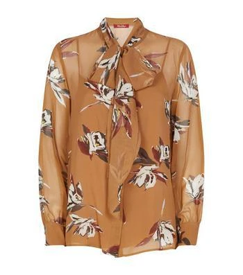 商品Max Mara|Calesse Floral Pussybow Blouse,价格¥1772,第1张图片