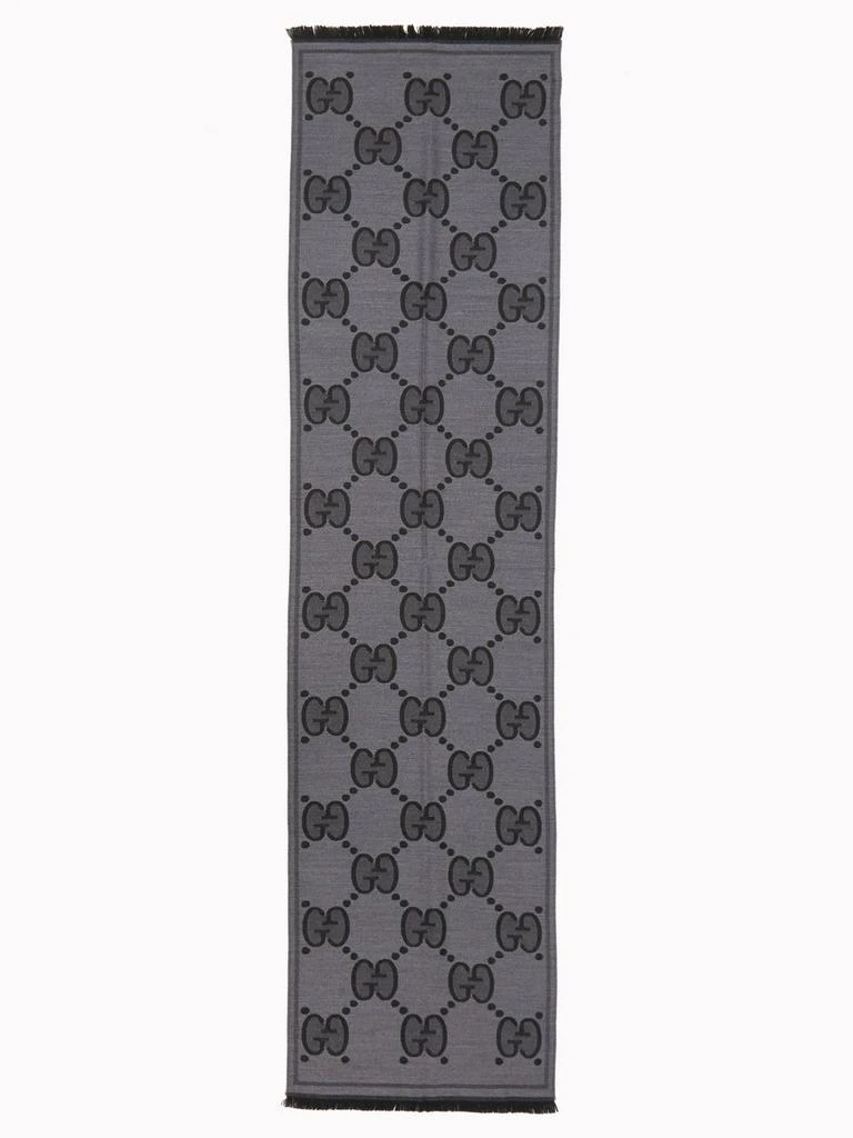 商品Gucci|GG-jacquard wool scarf,价格¥3628,第4张图片详细描述