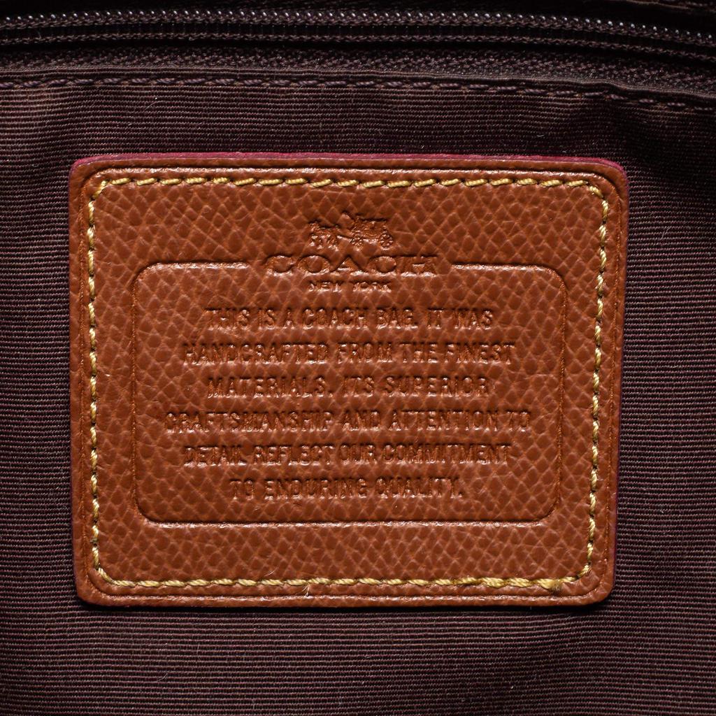 Coach Brown Signature Coated Canvas and Leather File Messenger Bag商品第10张图片规格展示