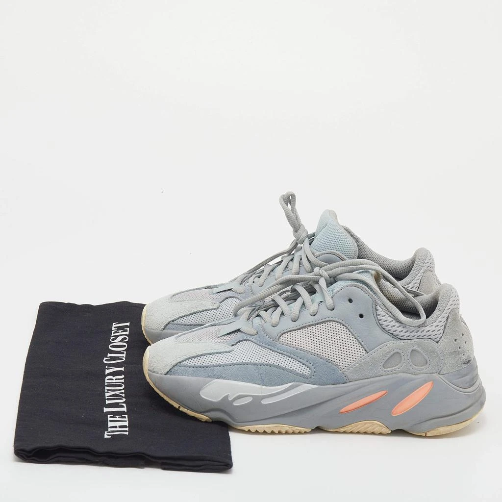 Yeezy x Adidas Grey/Blue Suede and Mesh Boost 700 V2 Inertia Sneakers Size 40 商品