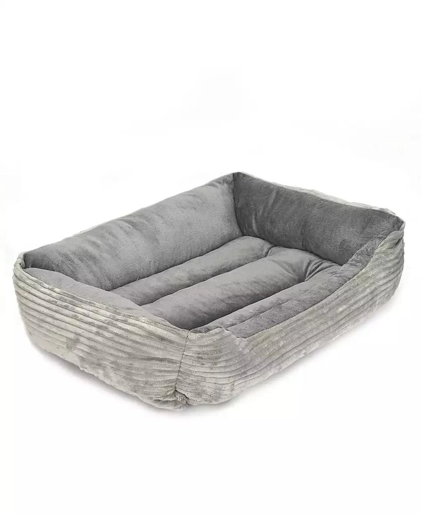 商品Macy's|Happycare Textiles Reversible Rectangle Corduroy Plush Pet Bed Dog Bed,价格¥580,第2张图片详细描述