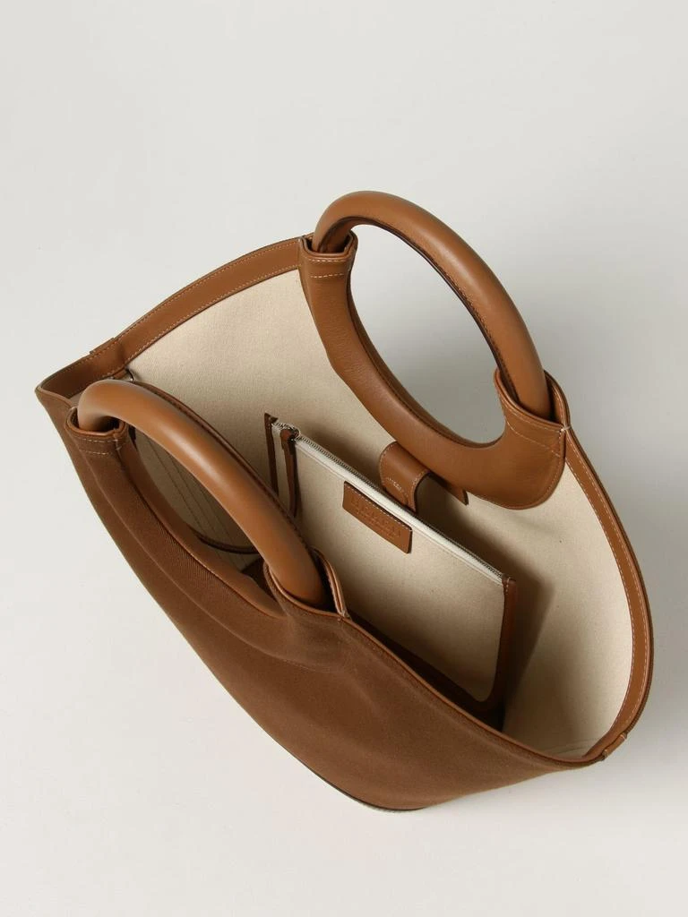 商品Hereu|Cabassa Hereu tote bag in canvas and leather,价格¥3666,第4张图片详细描述
