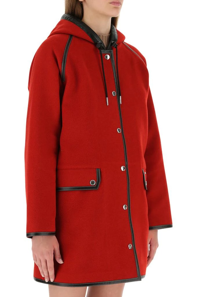 商品Burberry|Red wool coat,价格¥19430,第2张图片详细描述