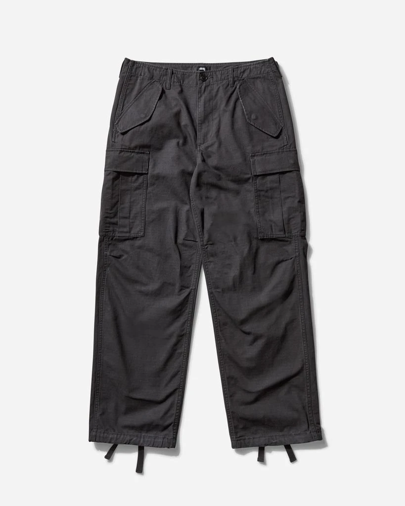商品STUSSY|Men's Ripstop Military Cargo Pants Black,价格¥1128,第1张图片