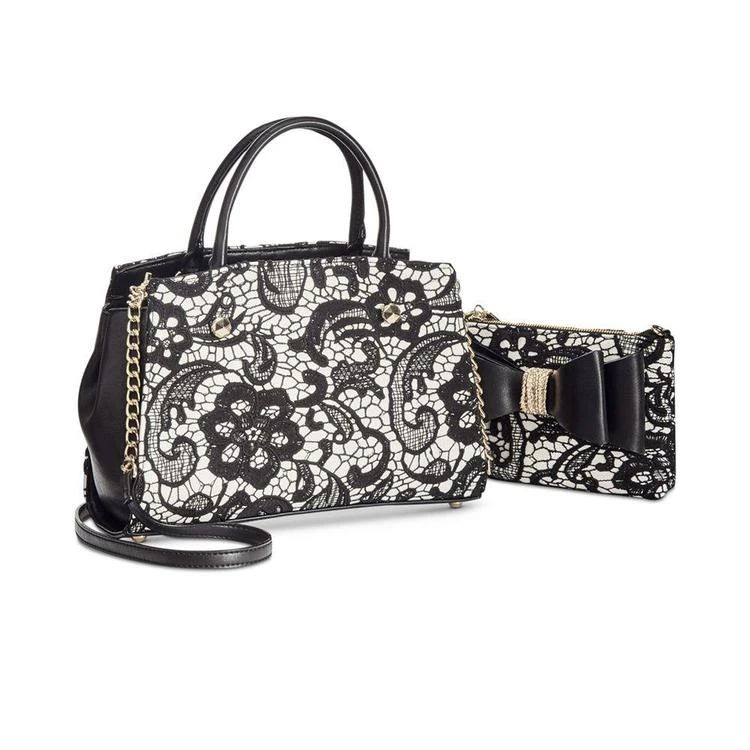 商品Betsey Johnson|Lady Lace Medium Crossbody Satchel,价格¥371,第5张图片详细描述
