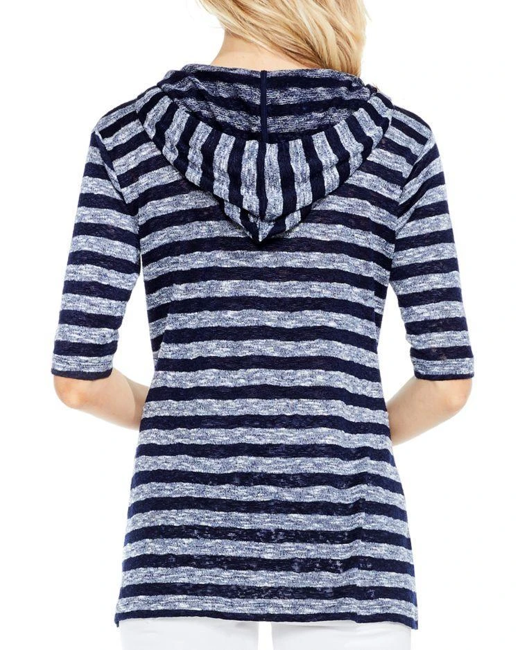 商品Vince Camuto|VINCE CAMUTO Heather Stripe Hooded Sweatshirt,价格¥216,第2张图片详细描述