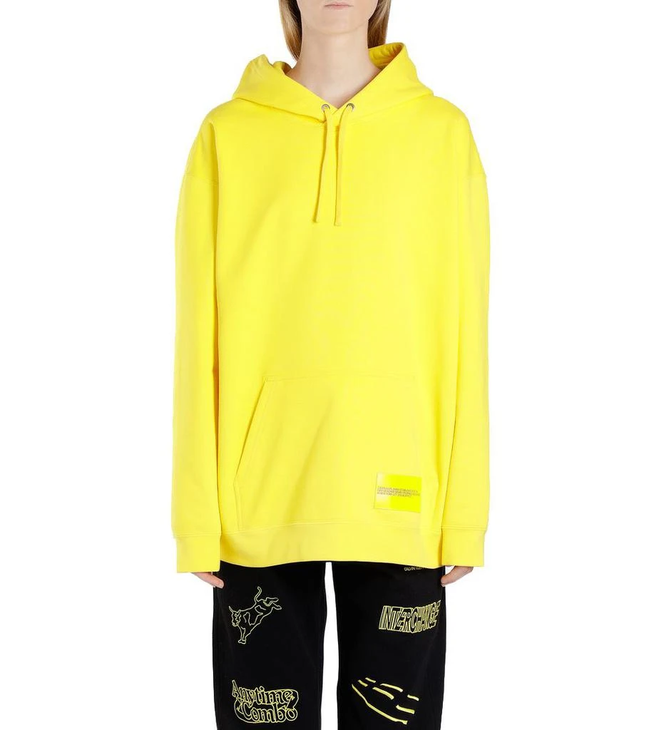 商品Calvin Klein|Calvin Klein Jeans Women's Yellow Cotton Sweatshirt,价格¥2915,第1张图片