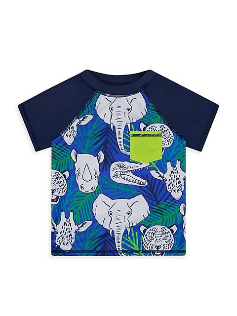 Little Boy's Rashguard & Boardshorts Set商品第3张图片规格展示