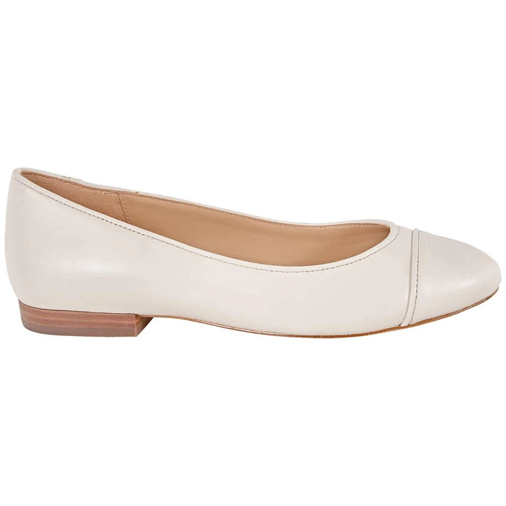 商品Michael Kors|Michael Kors Ladies Dylyn Leather Logo Ballet Flats, Size 5,价格¥314,第1张图片