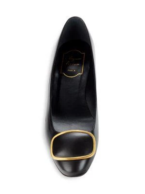 商品Roger Vivier|Vertigo Leather Ballet Flats,价格¥1229,第5张图片详细描述