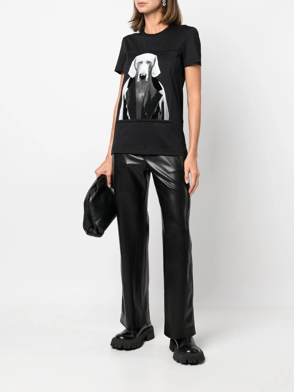 商品【商品预售7天】 Max Mara|Max Mara 女士半身裙 19460323600MMDOG010 黑色,价格¥944,第6张图片详细描述