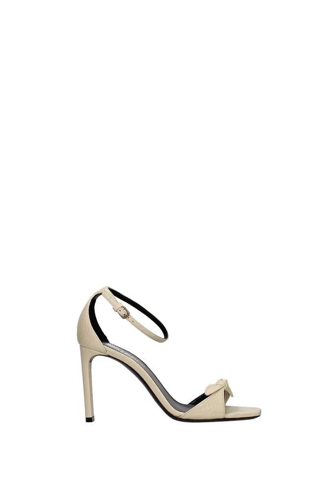 商品Yves Saint Laurent|Sandals bea Leather Snake Beige Cream,价格¥3656,第1张图片