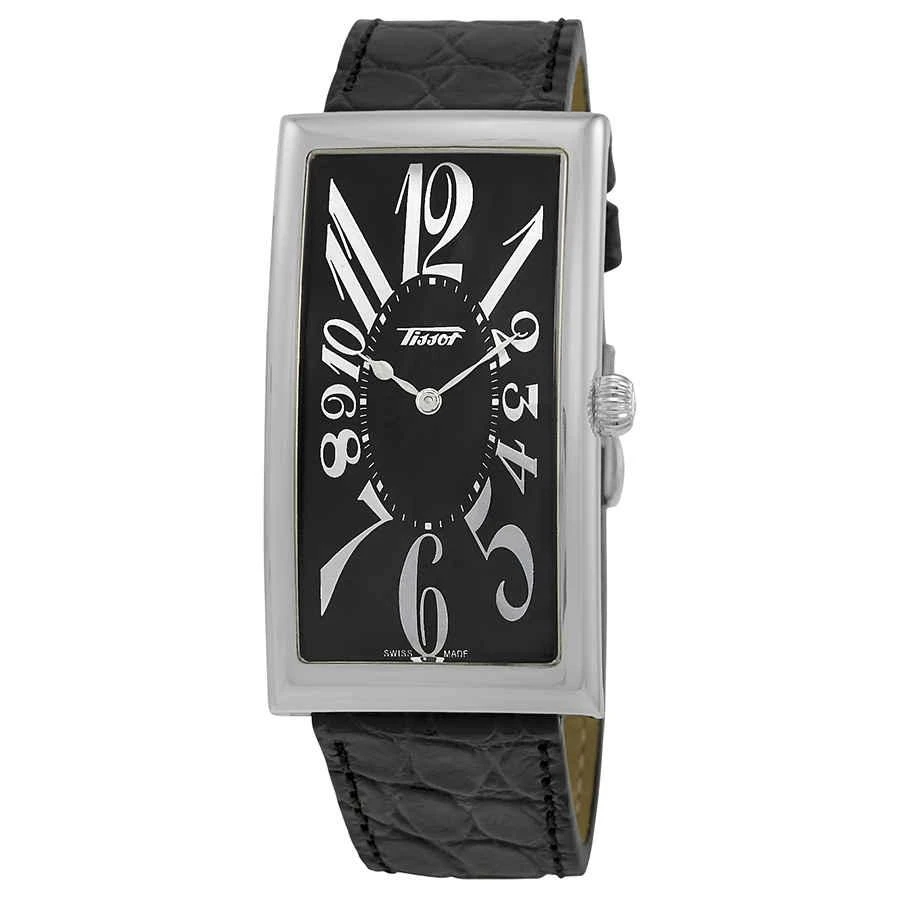 商品Tissot|Tissot Heritage Black Dial Black Leather Mens Watch T1175091605200,价格¥1257,第1张图片