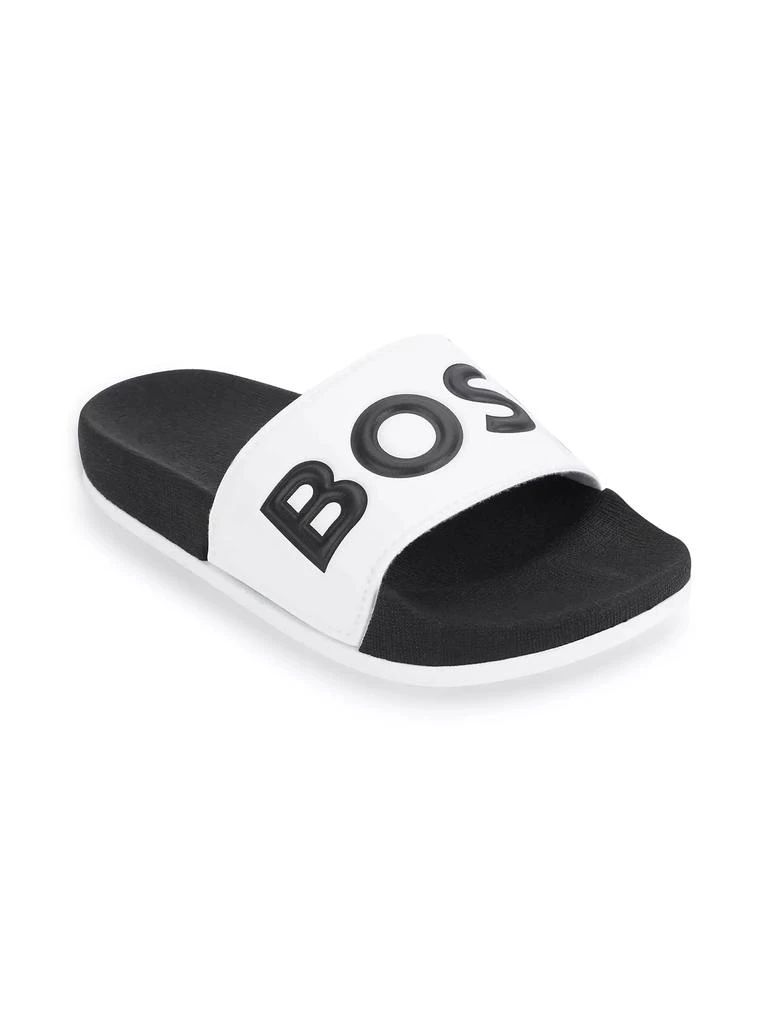 商品Hugo Boss|Little Boy's &amp; Boy's Mini Me Aqua Pool Slides,价格¥296,第3张图片详细描述