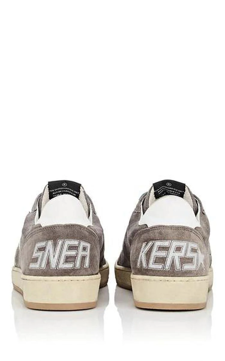 商品Golden Goose|Men's Ball Star Suede & Leather Sneakers,价格¥2003,第5张图片详细描述