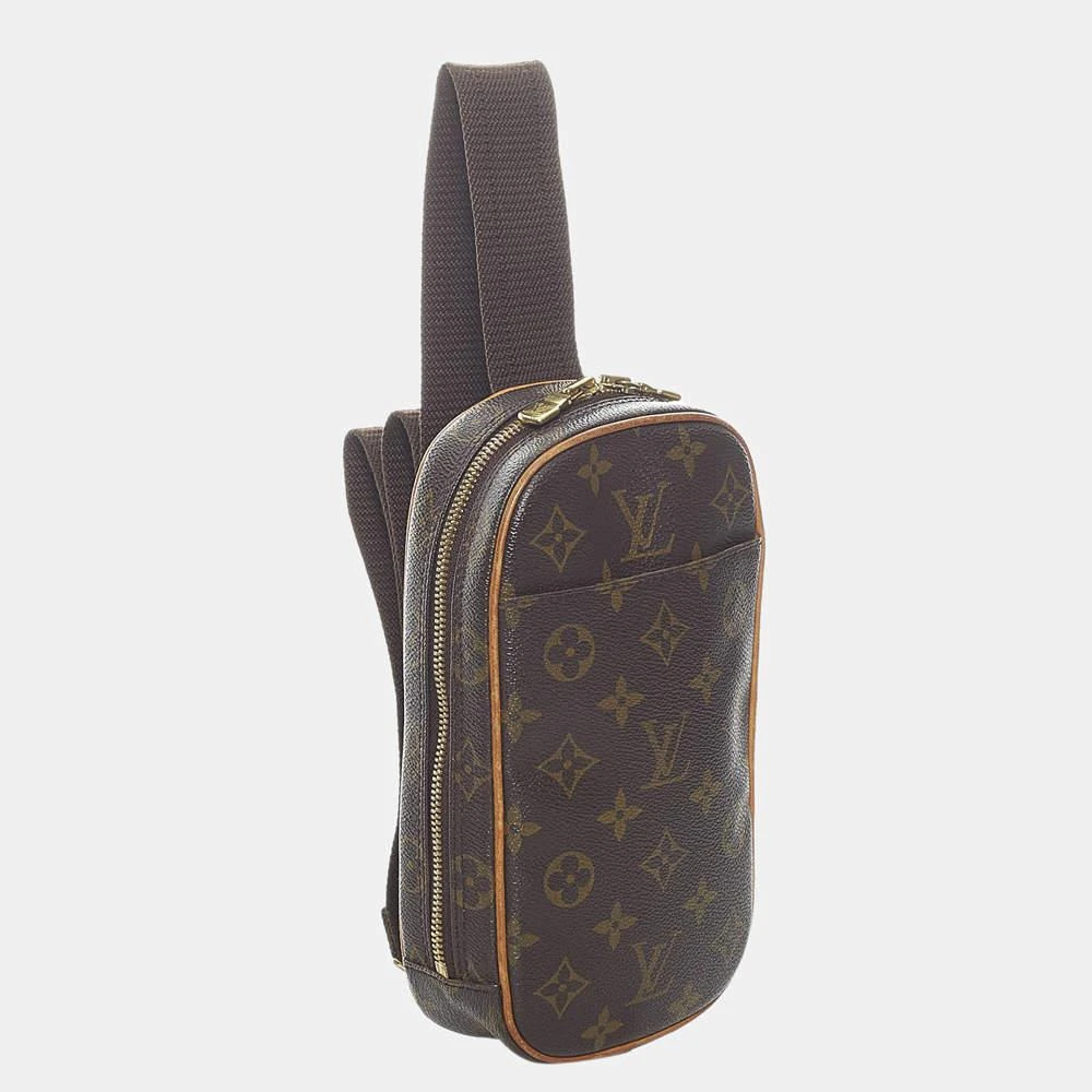 商品[二手商品] Louis Vuitton|Louis Vuitton Brown Monogram Gange Pochette,价格¥6511,第2张图片详细描述