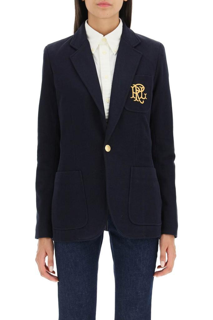 商品Ralph Lauren|Polo Ralph Lauren Stretch Knit Blazer With Monogram Embroidery,价格¥2007,第4张图片详细描述