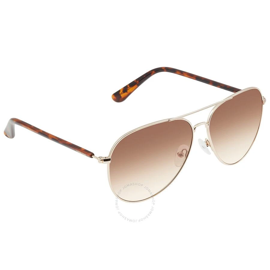 商品Calvin Klein|Brown Gradient Pilot Unisex Sunglasses CK19314S 717 60,价��格¥172,第2张图片详细描述