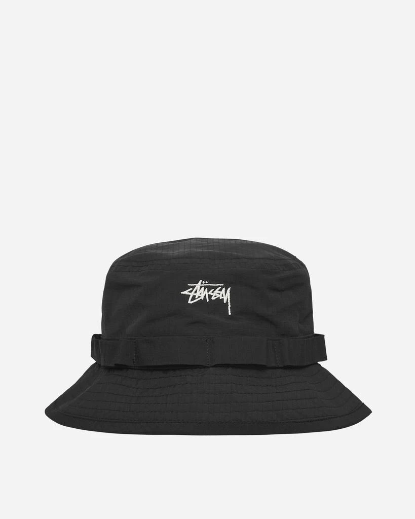 商品STUSSY|Nyco Ripstop Boonie Hat Black,价格¥271,第1张图片