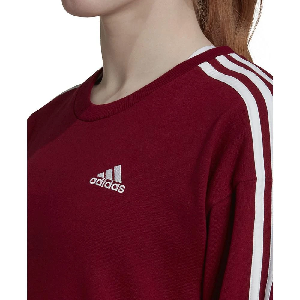 商品Adidas|Women's Essentials 3-Stripes Crew Neck Cotton Dress,价格¥521,第5张图片详细描述