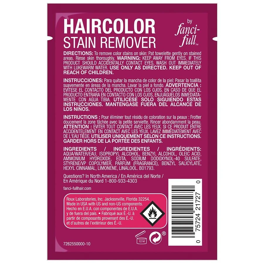 商品Fanci-Full|Haircolor Stain Remover Towelette,价格¥12,第2张图片详细描述
