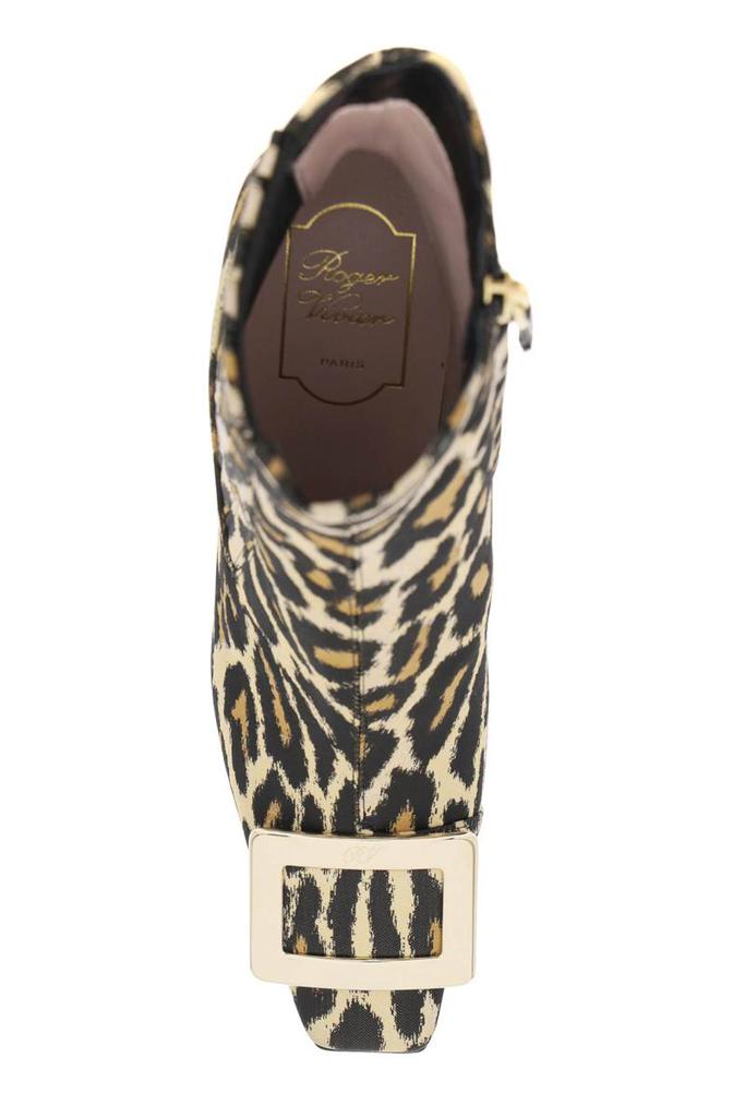 Roger vivier leopard jacquard 'belle vivier' chelsea boots商品第2张图片规格展示