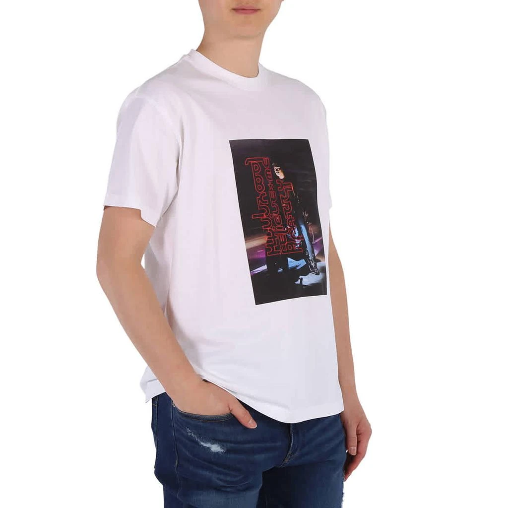商品Burberry|Burberry Mens Optic White Photo Print Cotton T-Shirt, Size XX-Small,价格¥713,第2张图片详细描述