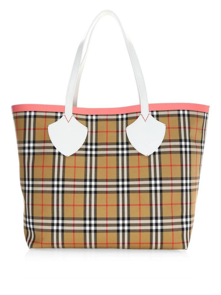 商品Burberry|Check 超大号托特包,价格¥10817,第1张图片