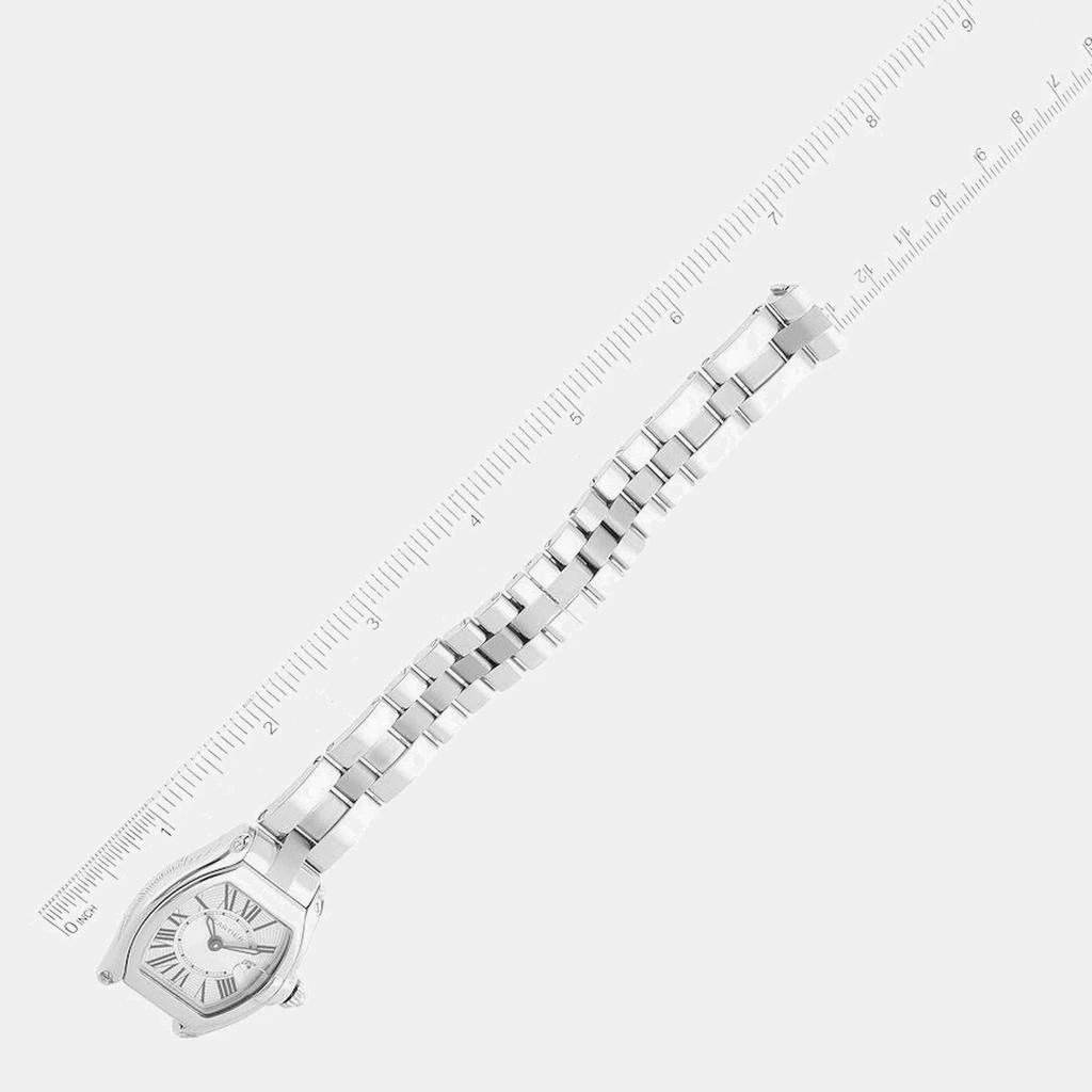 Cartier Roadster Small Silver Dial Steel Ladies Watch W62016V3 商品