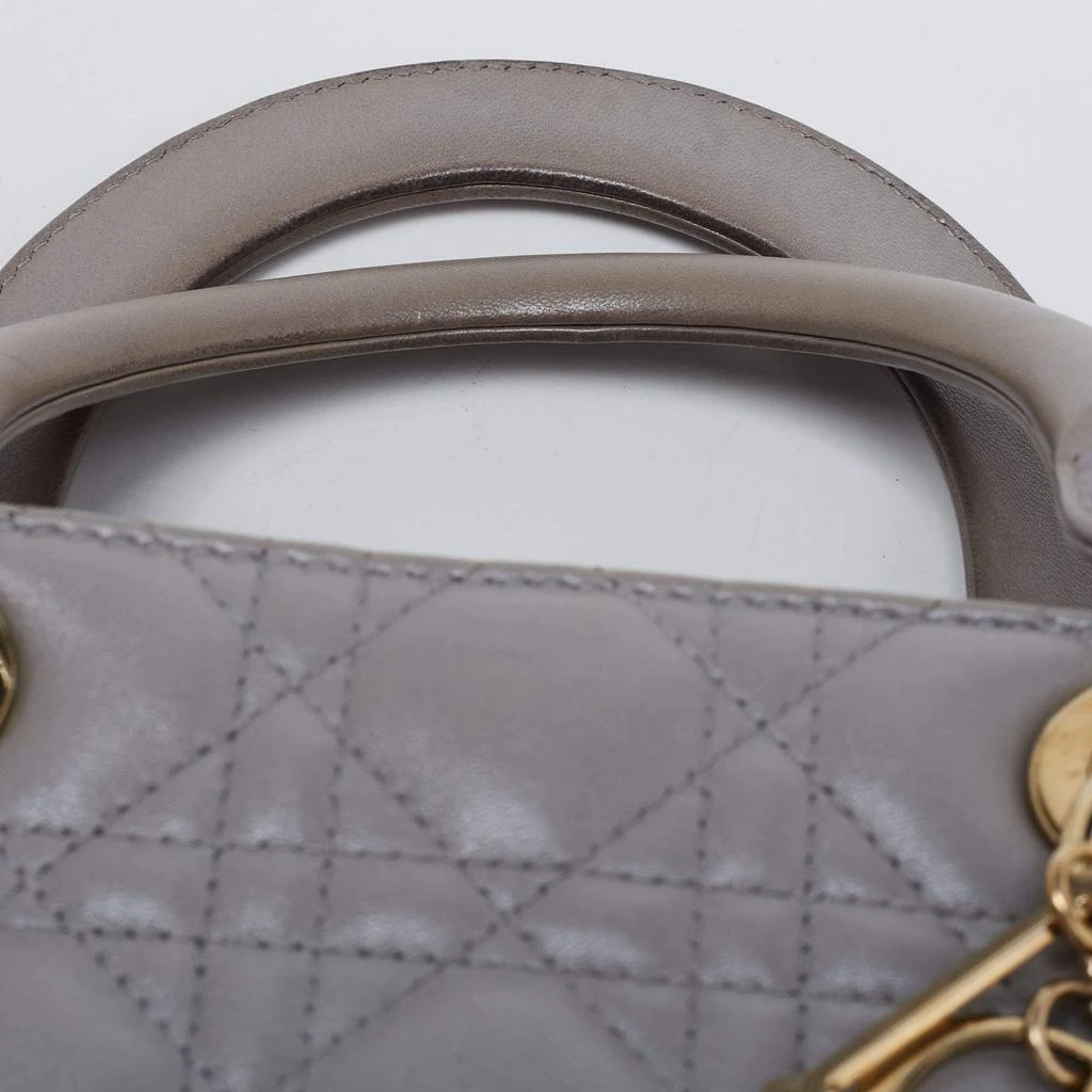 Dior Grey Cannage Leather Medium Lady Dior Tote 商品
