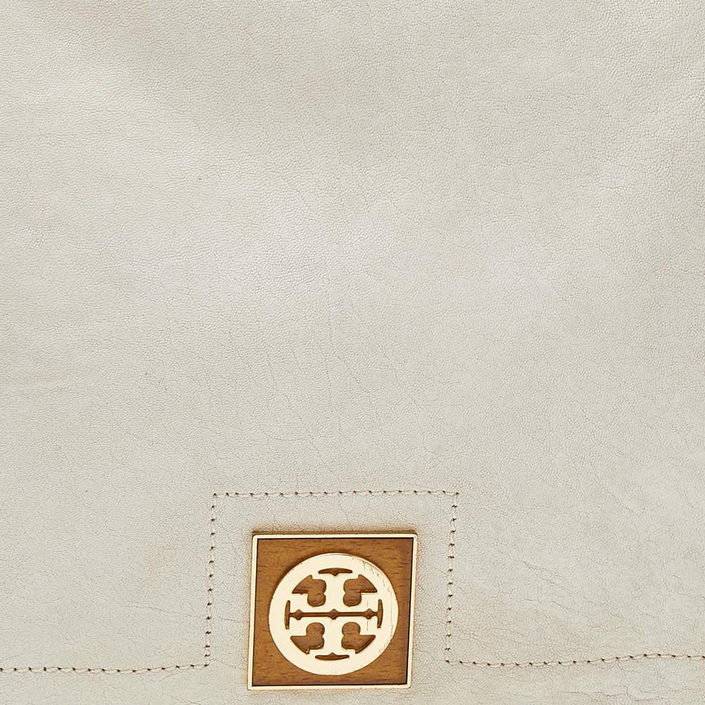 商品[二手商品] Tory Burch|Tory Burch White Leather Chain Link Shoulder Bag,价格¥963,第7张图片详细描述