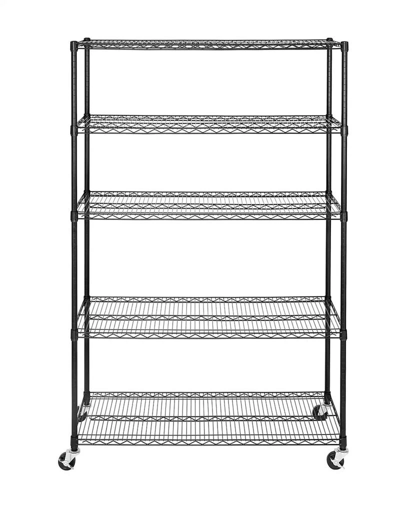 UltraDurable 5-Tier NSF Steel Wire Shelving, 48" W x 18" D x 75" H 商品