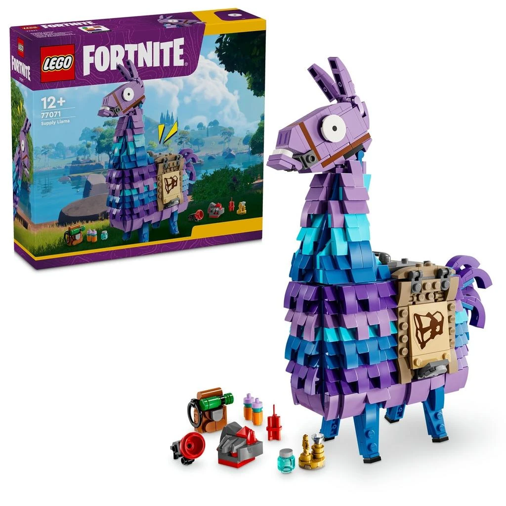商品LEGO Fortnite Supply Llama Video Game Character Toy 77071,价格¥431,第1张图片