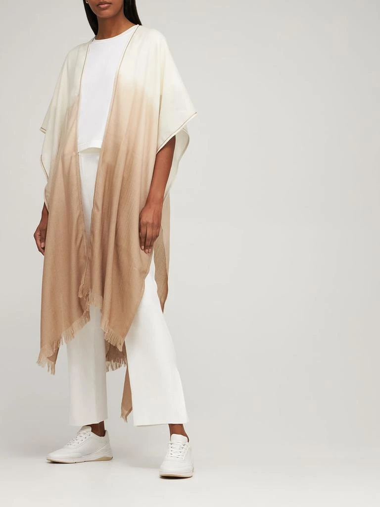 商品AGNONA|Degradé Cashmere & Silk Poncho,价格¥4793,第1张图片详细描述