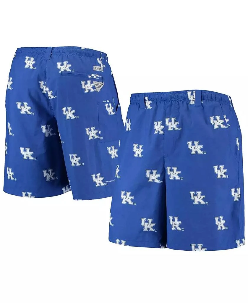 商品Columbia|Men's PFG Royal Kentucky Wildcats Backcast II 8" Omni-Shade Hybrid Shorts,价格¥279,第1张图片