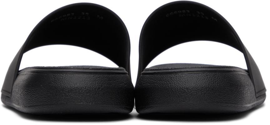 商品Alexander McQueen|Black Logo Pool Slides,价格¥2150,第6张图片详细描述