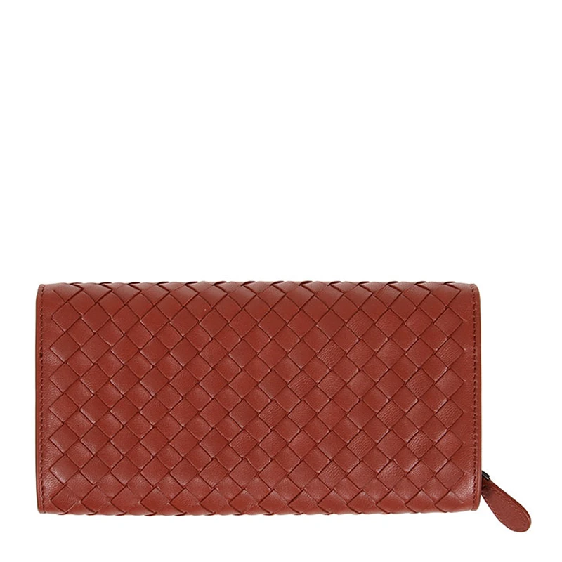 Bottega Veneta 葆蝶家 中性羊皮砖红色长款包 150509-V001N-6329 商品