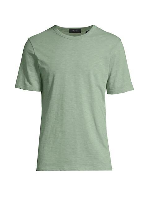 商品Theory|Essential Short-Sleeve Cotton T-Shirt,价格¥414,第1张图片