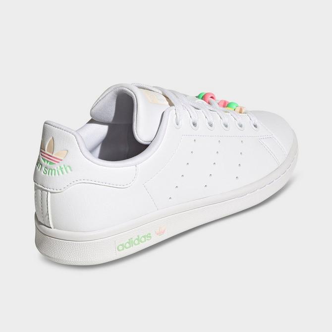 Girls' Big Kids' adidas Originals Stan Smith Beaded Casual Shoes商品第4张图片规格展示