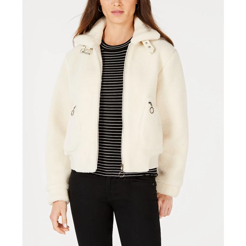 商品Collection B|Juniors' Faux-Fur Teddy Bomber Jacket,价格¥260,第3张图片详细描述