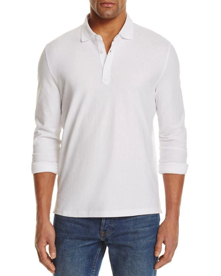 商品The Men's Store at Bloomingdale's|Cotton Regular Fit Long Sleeve Polo Shirt - 100% Exclusive,价格¥467,第1张图片