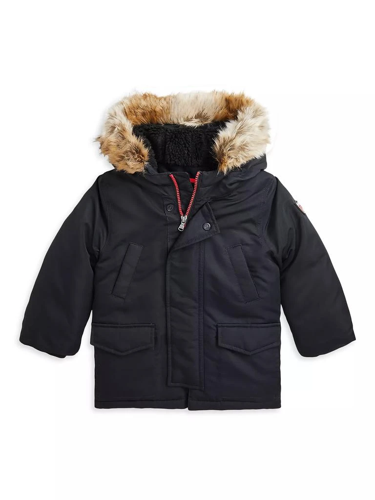 商品Ralph Lauren|Little Boy's Faux-Fur-Trim Down Parka,价格¥1395,第1张图片