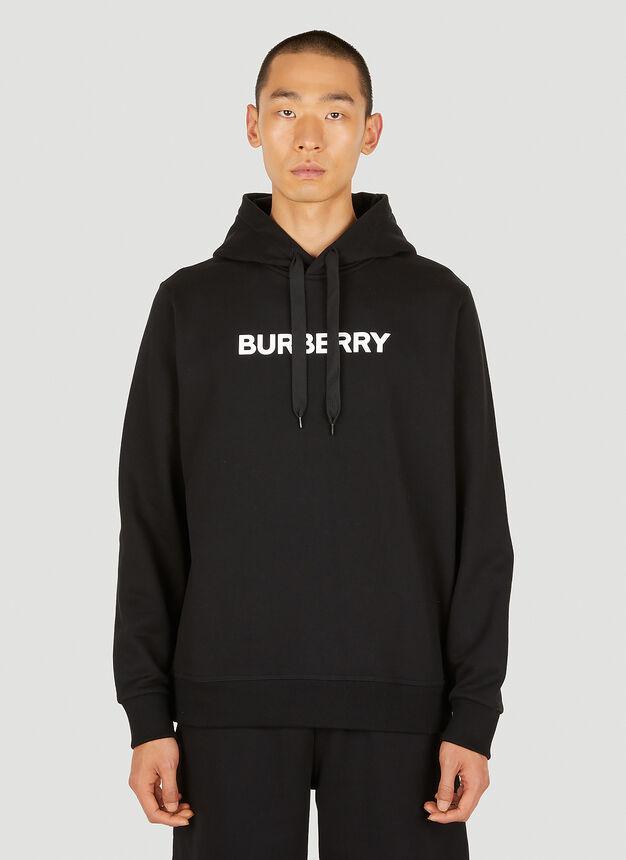 商品Burberry|Logo Hooded Sweatshirt in Black,价格¥5589,第1张图片