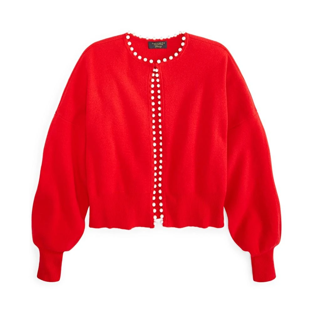 商品Charter Club|Women's Pearl Cashmere Cardigan, Created for Macy's,价格¥268,第4张图片详细描述