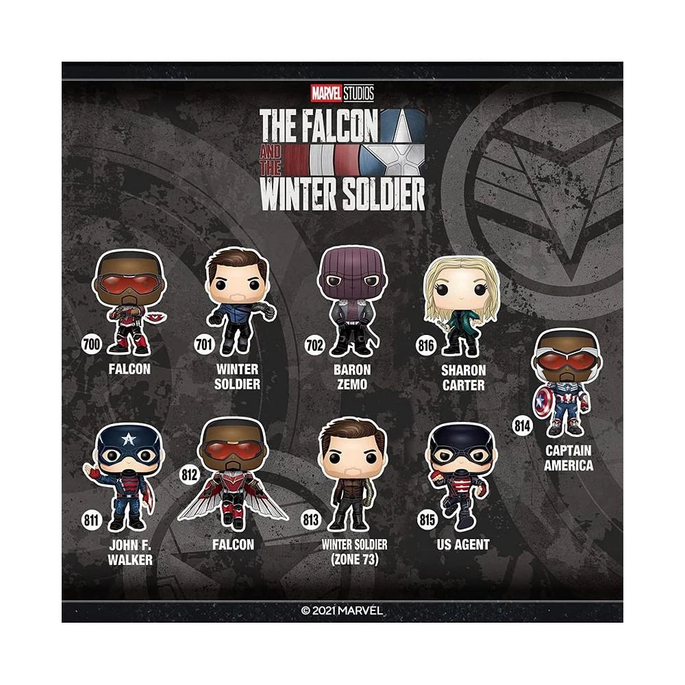 商品Funko|POP! Marvel: The Falcon and the Winter Soldier - Captain America #814,价格¥104,第3张图片详细描述