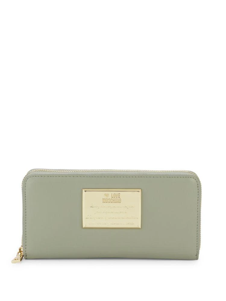 商品Moschino|Zip-Around Wallet,价格¥433,第1张图片